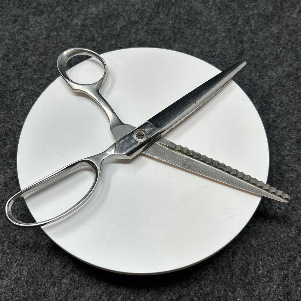 VTG Craftsman Pinking Shears 9" USA Model 552 Stainless Steel Pat 2579521 Sewing